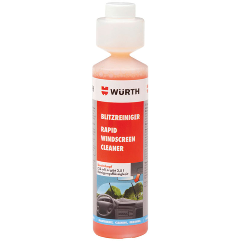 Wurth Windscreen Cleaner 250ml 