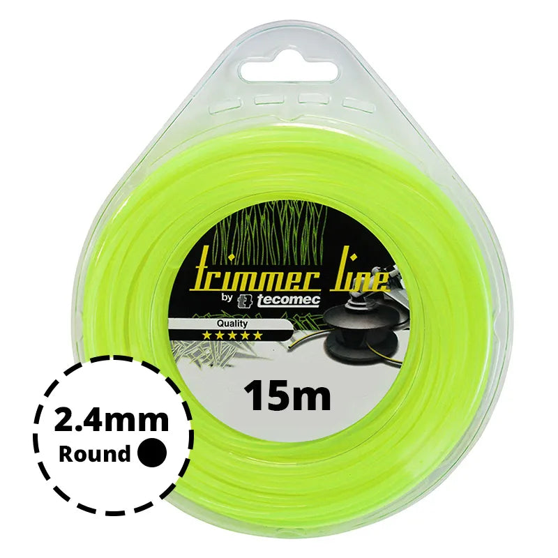 Tecomec 2.4mm Round Strimmer Line [15m]