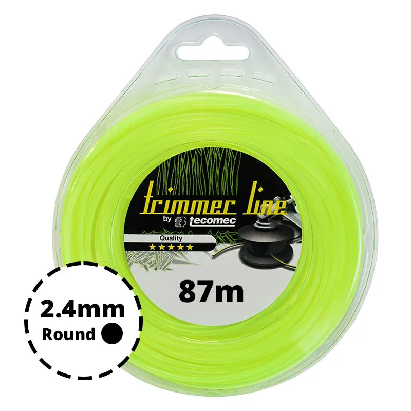 Tecomec 2.4mm Round Strimmer Line [87m]