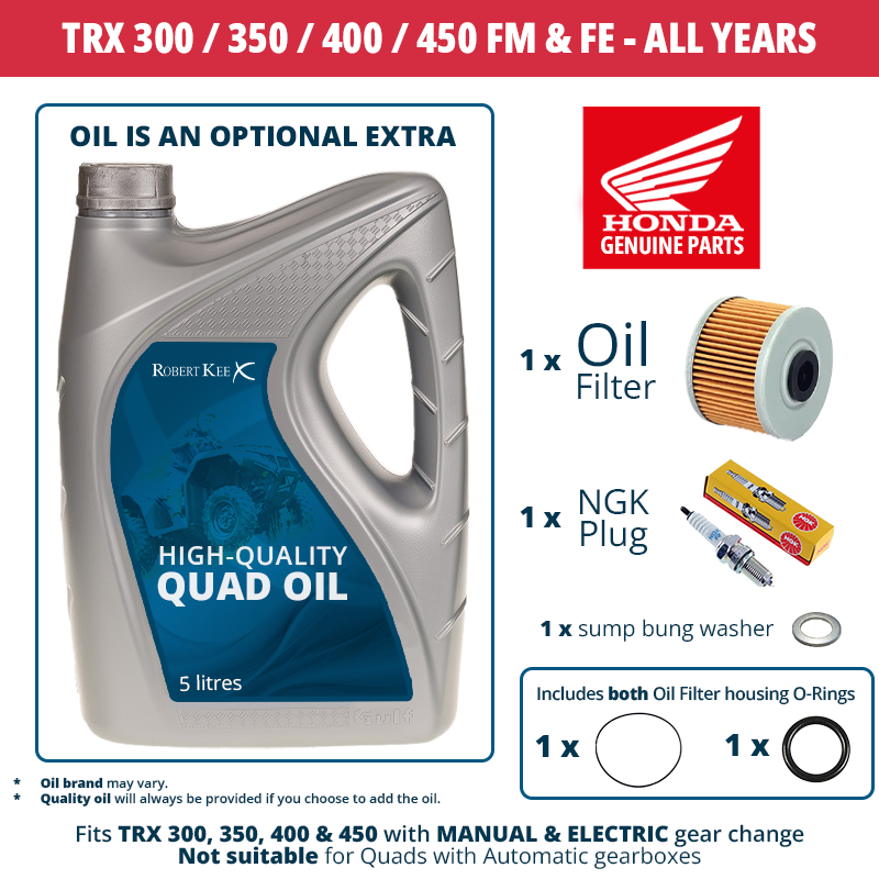 Honda Quad Service Bundle - TRX300/350/400/450 FM/FE