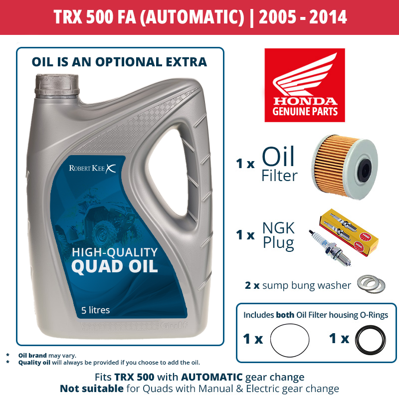 Honda Quad Service Kit - TRX500 Automatic 2005 - 2014