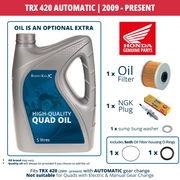 Honda Quad Service Kit- TRX500/520 Automatic 2015 - Present