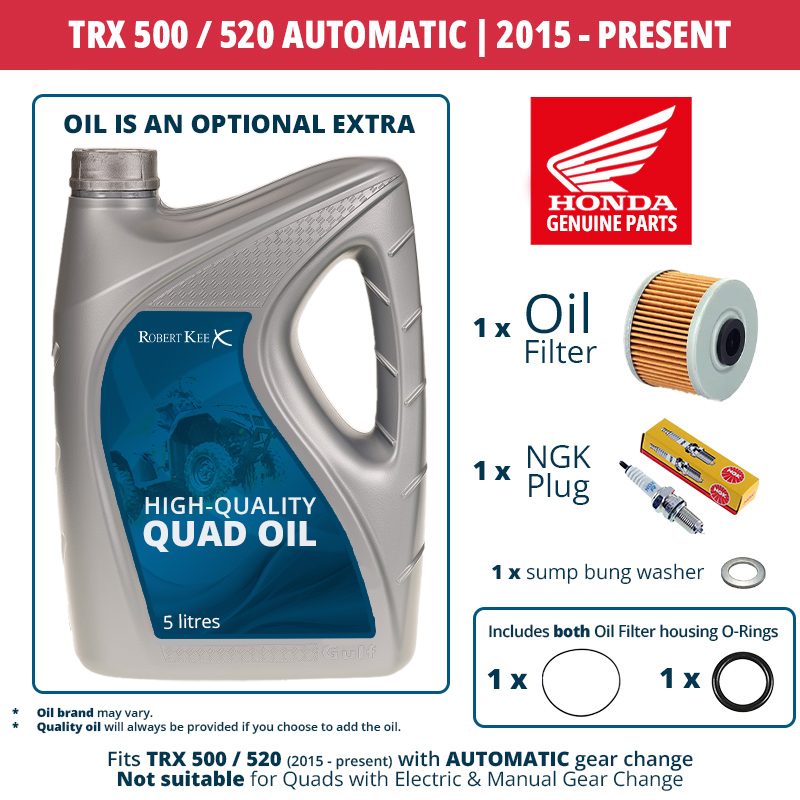 Honda Quad Service Kit - TRX420 Automatic 2009 - Present