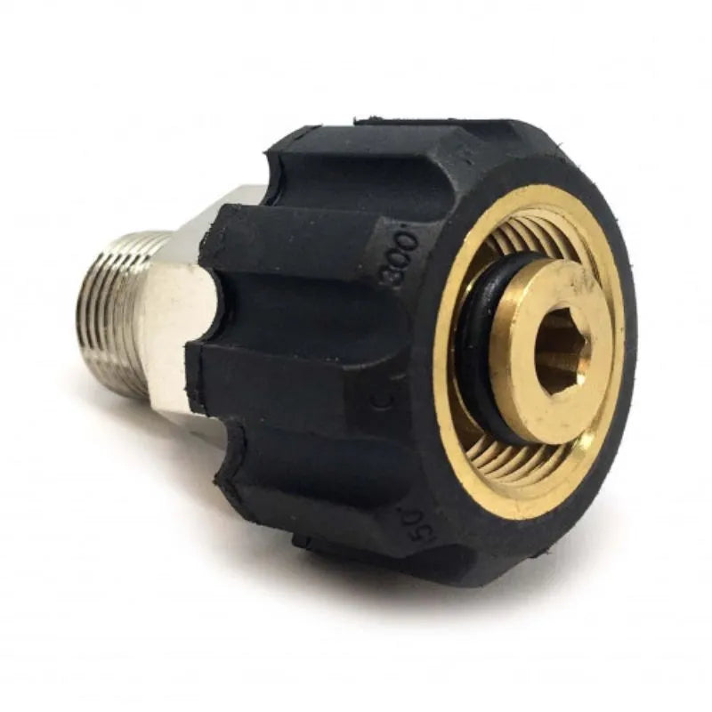 3/8" x M22 Male to Female Screw Coupling