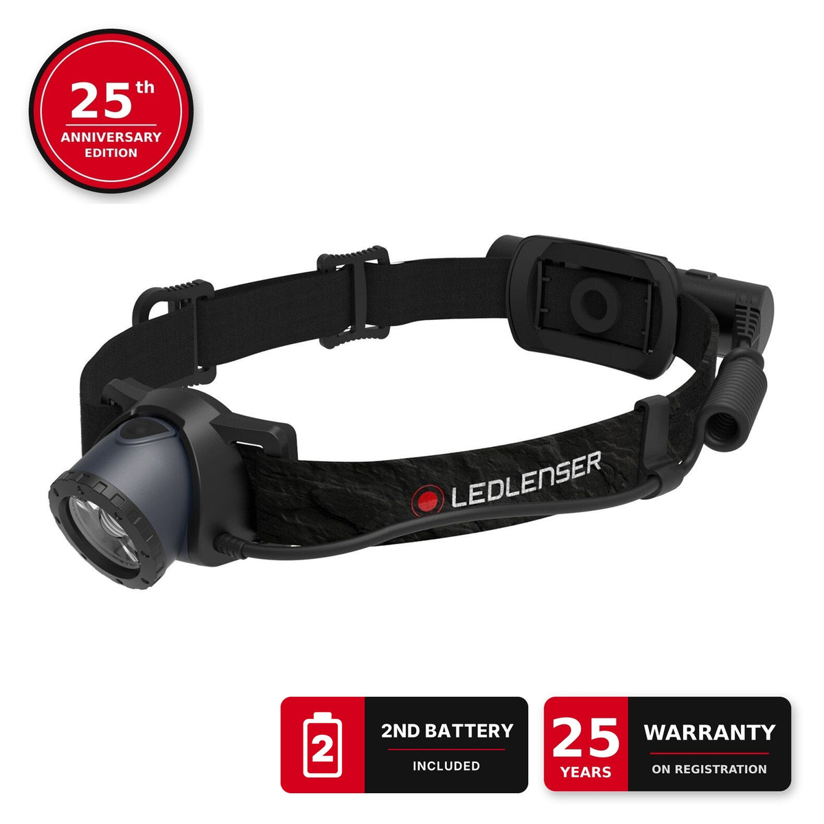 Headlamp H8R LED Lenser 25th Anniversary Edition