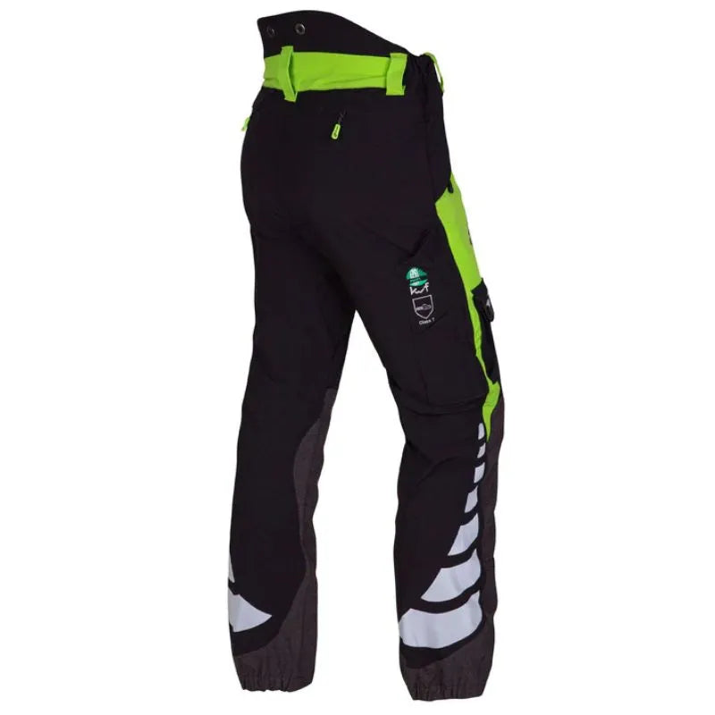 Arbortec Breatheflex Chainsaw Trousers, Class 1 Type A - Lime