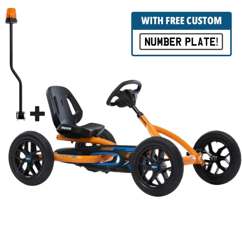 Berg Buddy B-Orange Go-Kart Bundle