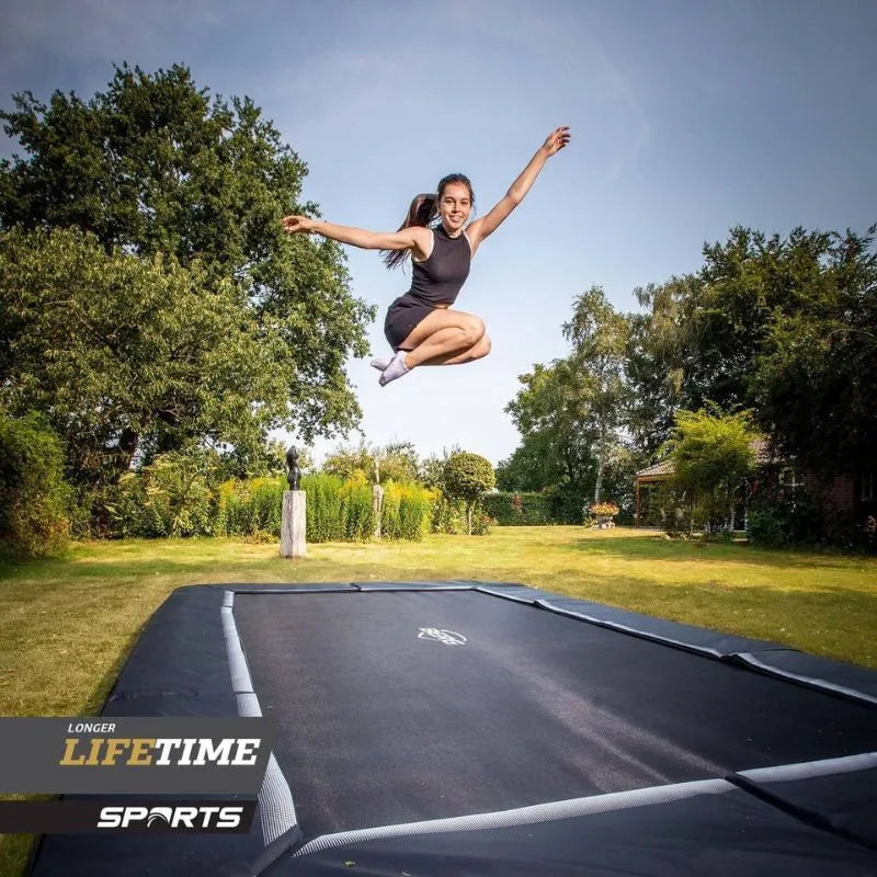 BERG 8.5ft Favorit InGround 280 x 190 Rectangular Trampoline