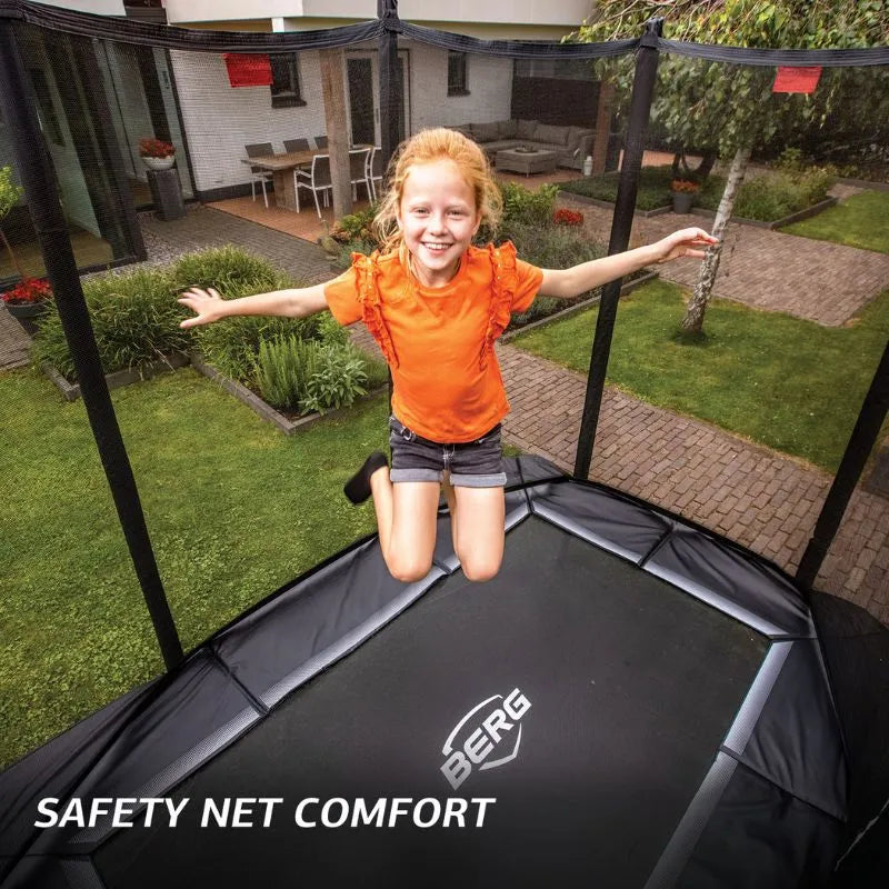 BERG 8.5ft Favorit InGround 280 x 190 Rectangular Trampoline
