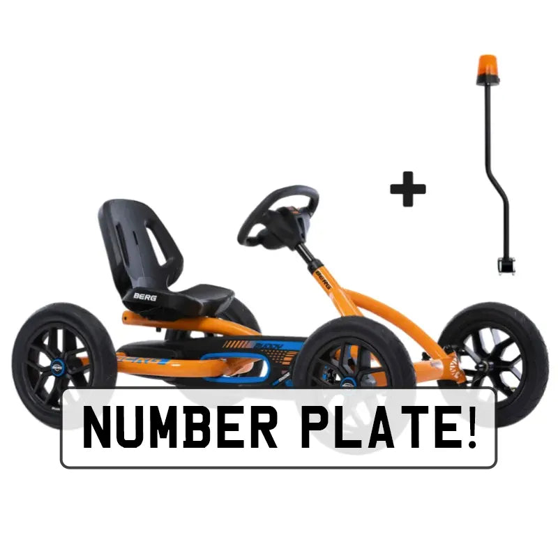 Berg Buddy B-Orange Go-Kart Bundle