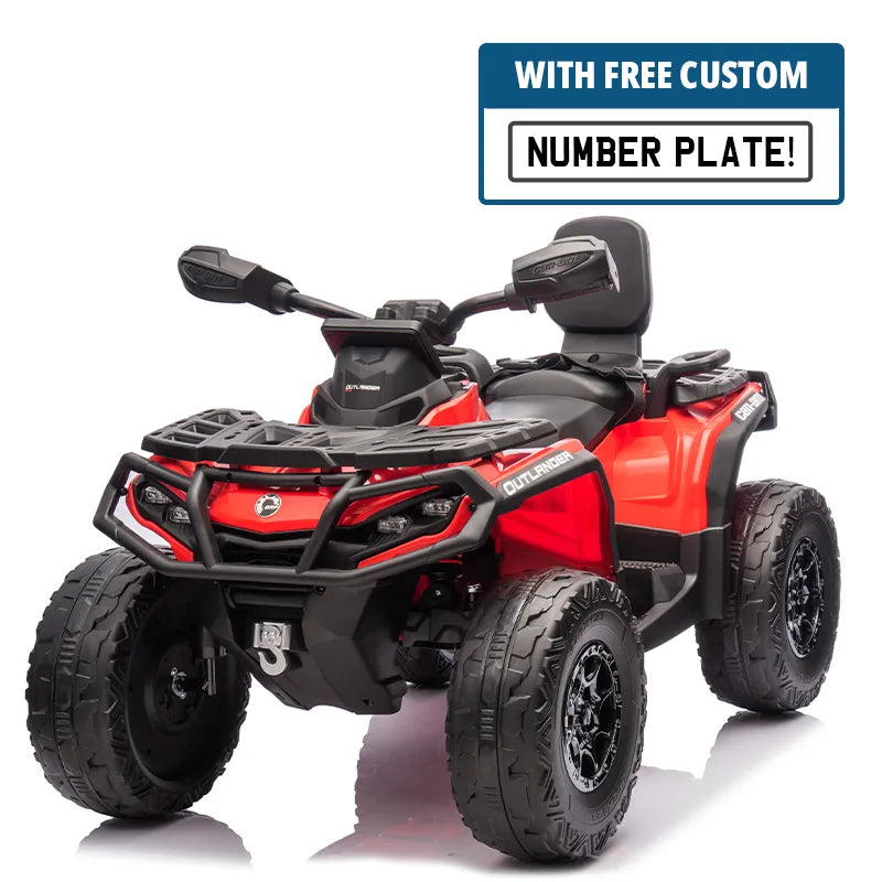 Can Am Outlander 4x4 24V Kids Electric Ride On Quad