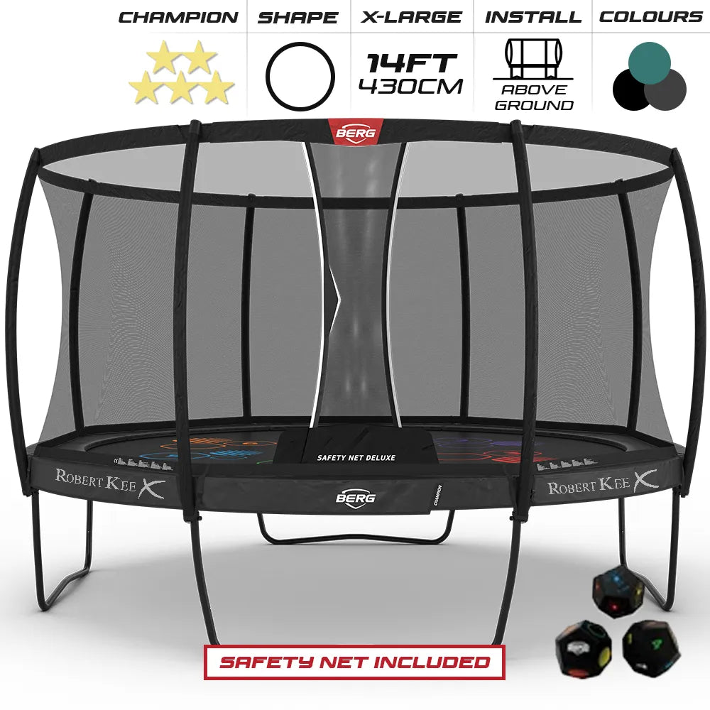 BERG 14ft Champion Levels  430 Round Trampoline