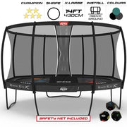 BERG 14ft Champion Levels  430 Round Trampoline