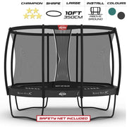 BERG 10ft Champion 350 x 250 Oval Trampoline