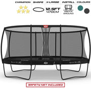 BERG 12.5ft Champion 470 x 310 Oval Trampoline
