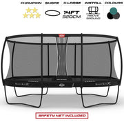 BERG 14ft Champion 520 x 345 Oval Trampoline