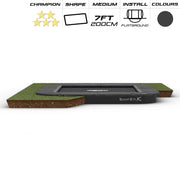 BERG 7ft Champion Flatground 200 Rectangular Trampoline