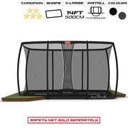 BERG 14ft Champion Flatground 500 Rectangular Trampoline