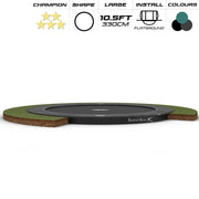 BERG 10.5ft Champion Flatground 330 Round Trampoline