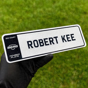 BERG Kids Customised Number Plate