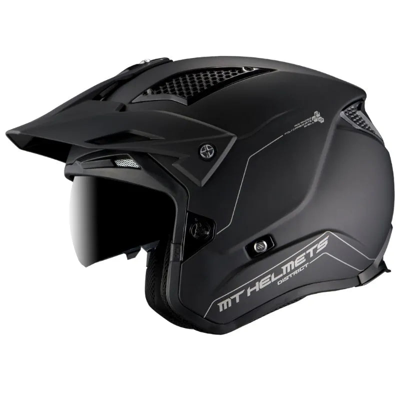 District SV Matt Black Helmet