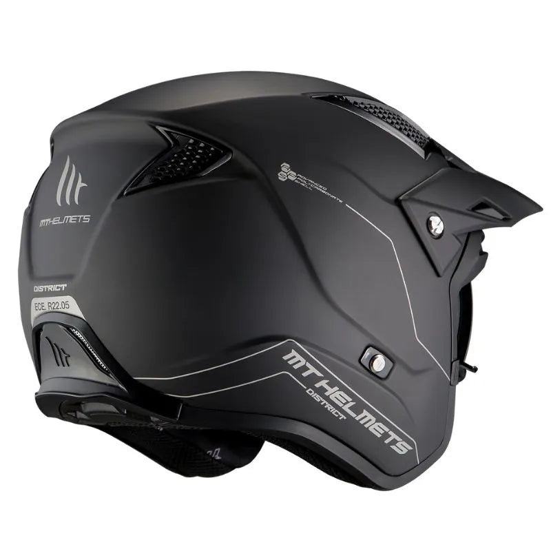 District SV Matt Black Helmet