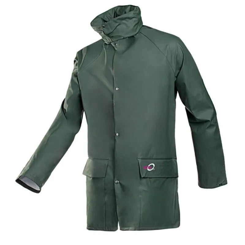 Sioen Dortmund Green Waterproof Rain Jacket