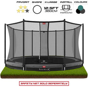 BERG 12.5ft Favorit InGround 380 Round Trampoline