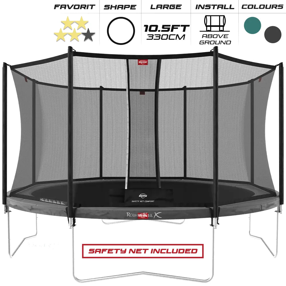 BERG 10.5ft Favorit 330 Round Trampoline