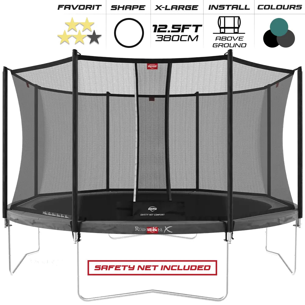 BERG 12.5ft Favorit 380 Round Trampoline