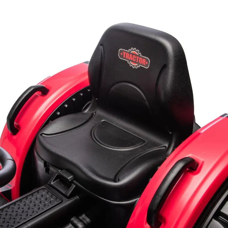 FarmTrax 12V Kids Electric Ride On Tractor With Trailer
