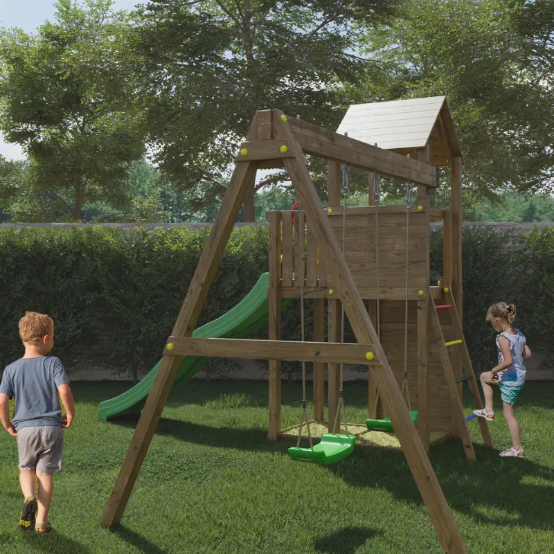Fungoo Boomer Wooden Climbing Frame