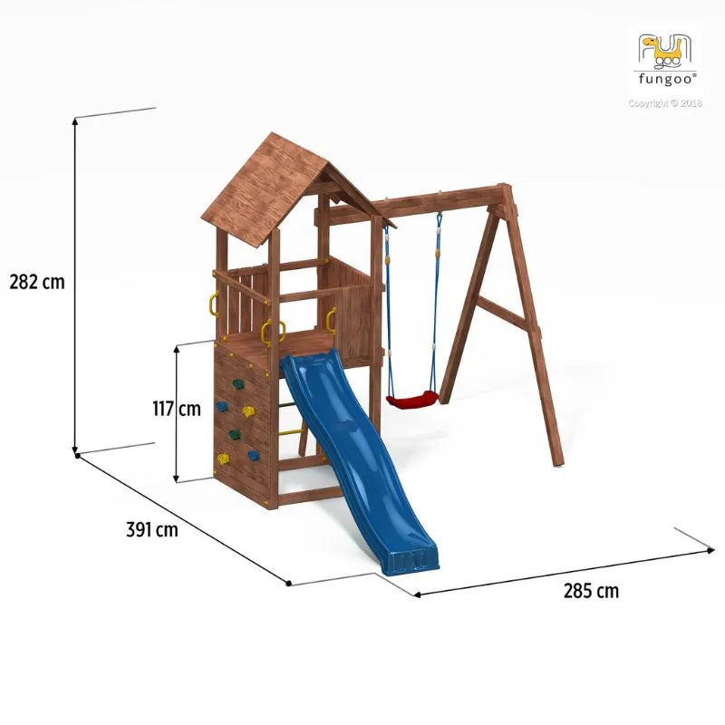 Fungoo Carol No.2 Wooden Climbing Frame