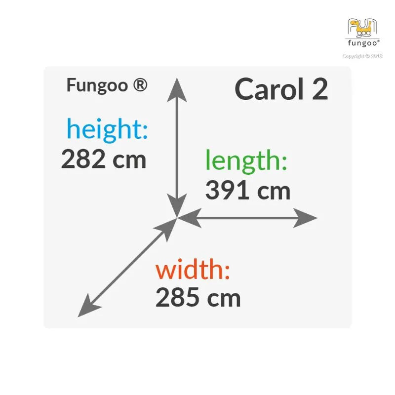 Fungoo Carol No.2 Wooden Climbing Frame
