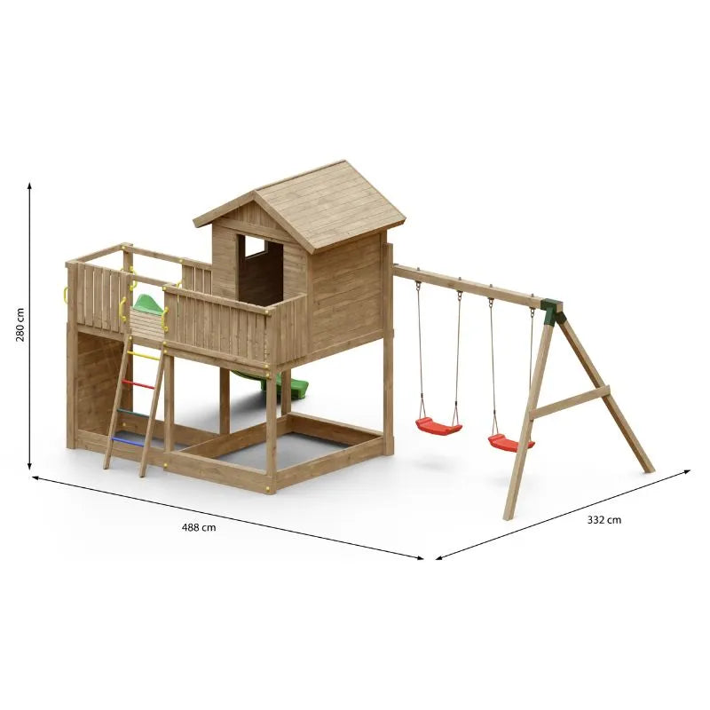 Fungoo Galaxy L Wooden Climbing Frame