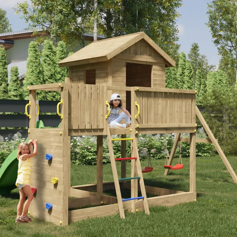 Fungoo Galaxy L Wooden Climbing Frame