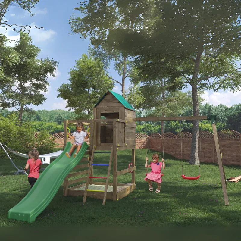 Fungoo Jarcas Wooden Climbing Frame