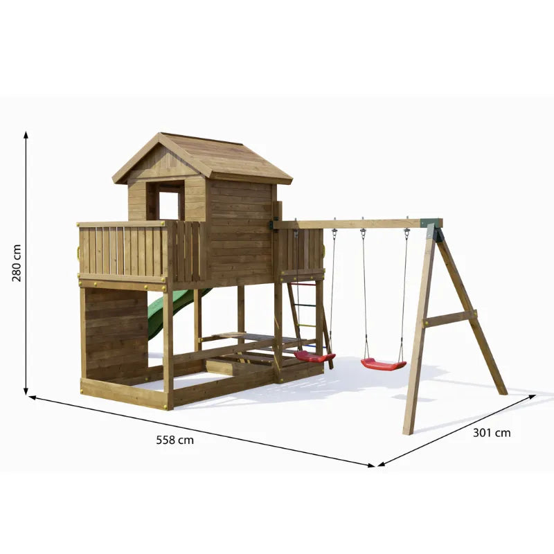 Fungoo Mars Wooden Climbing Frame