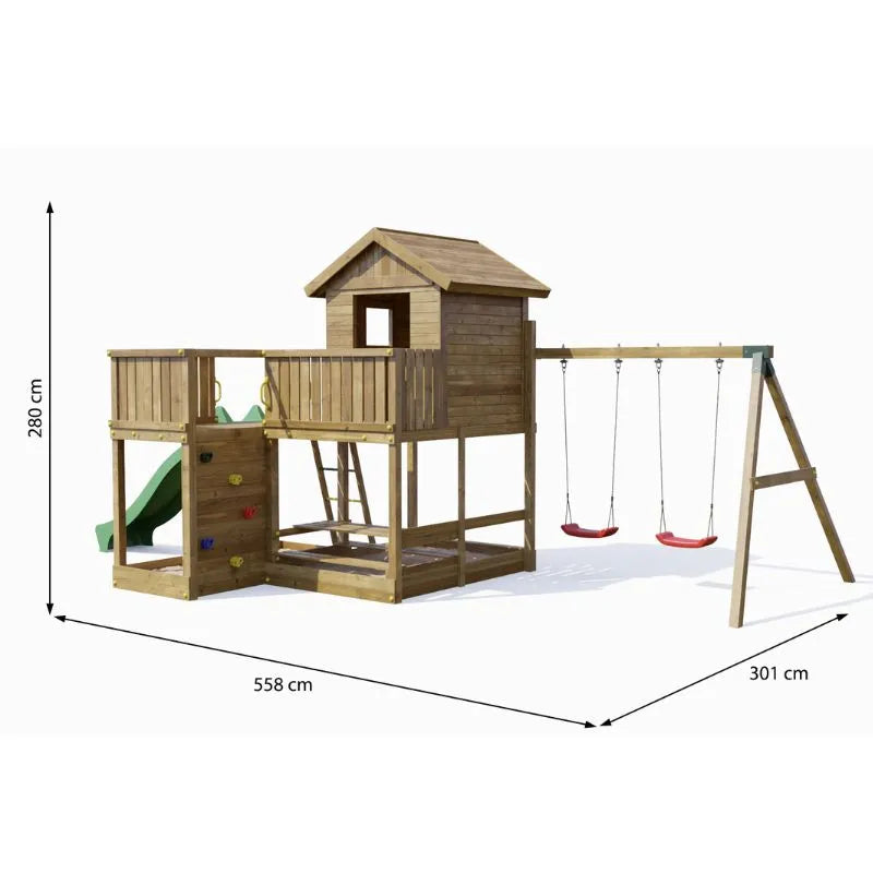 Fungoo Pluto Wooden Climbing Frame