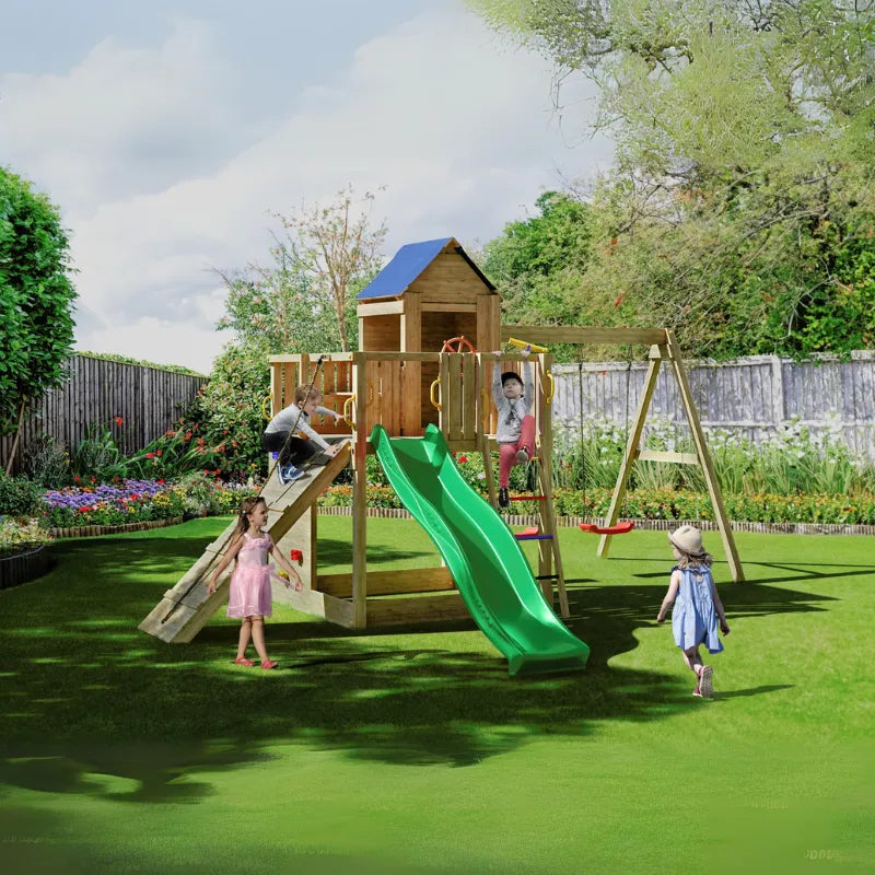 Fungoo Treehouse Wooden Climbing Frame