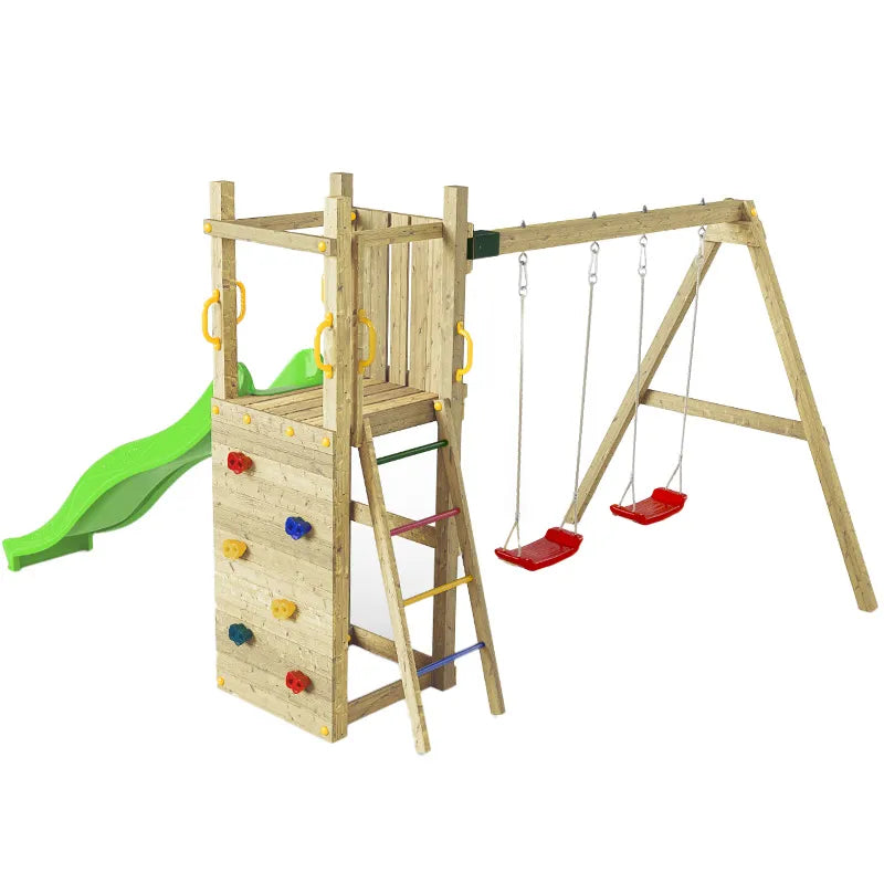 Fungoo Funny No.3 Climbing Frame - With Dual Swings
