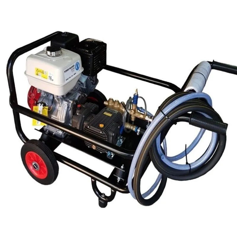Maxflow Honda GX390 Gearbox Drive Pressure Washer - Trolley Frame