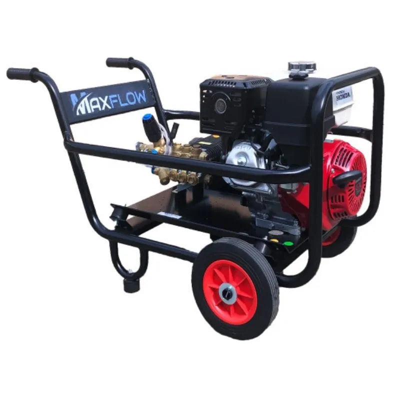 Maxflow Honda GX390 Gearbox Drive Pressure Washer - Trolley Frame