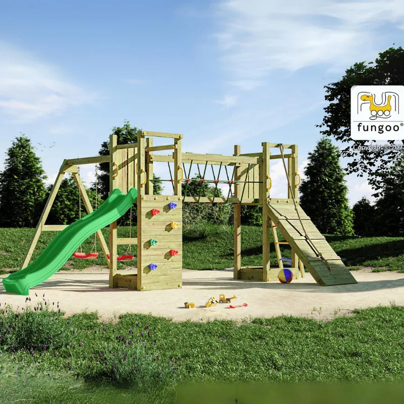 Fungoo Maxi Funny Exposure Wooden Climbing Frame