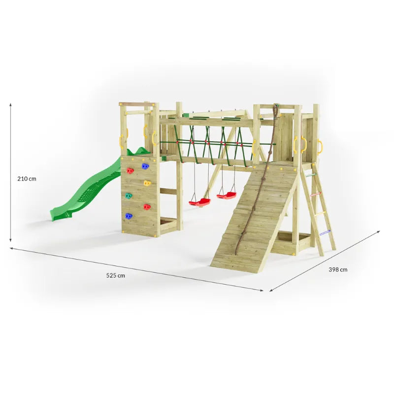 Fungoo Maxi Funny Exposure Wooden Climbing Frame