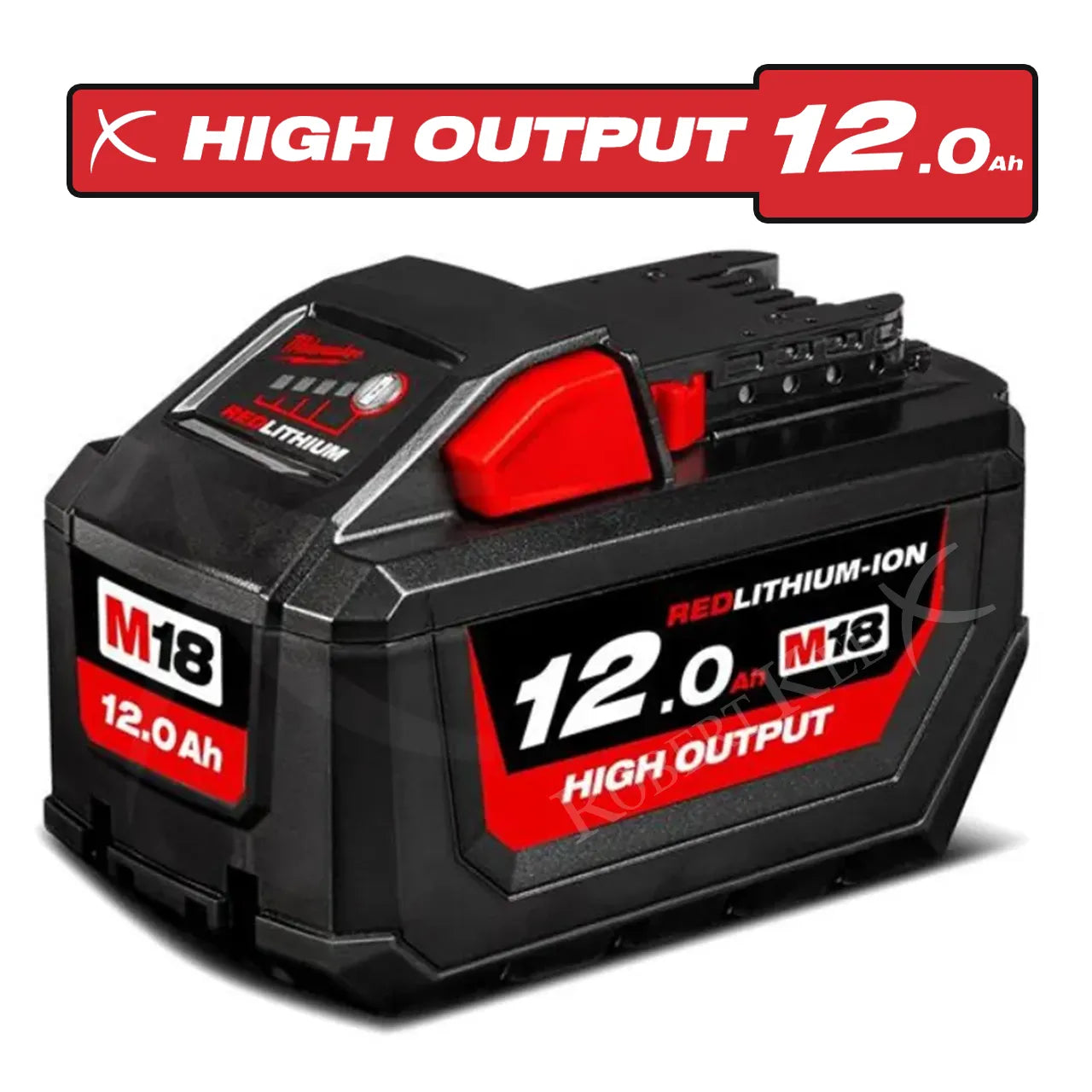 Milwaukee M18 High Output 12 Ah Battery - M18HB12