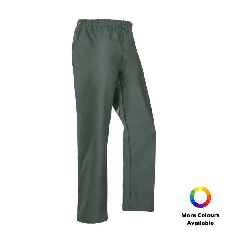 Sioen Rotterdam Green Waterproof Rain Trousers