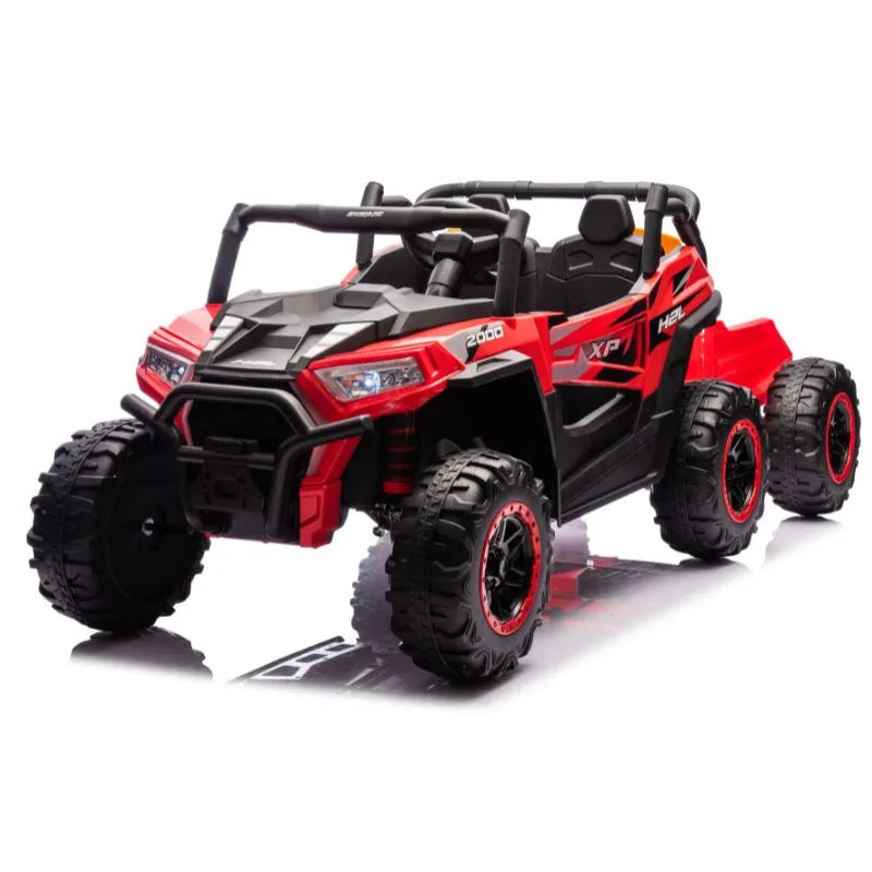 RedLine XP 4x4 24V Kids Electric Ride-On Buggy with Trailer