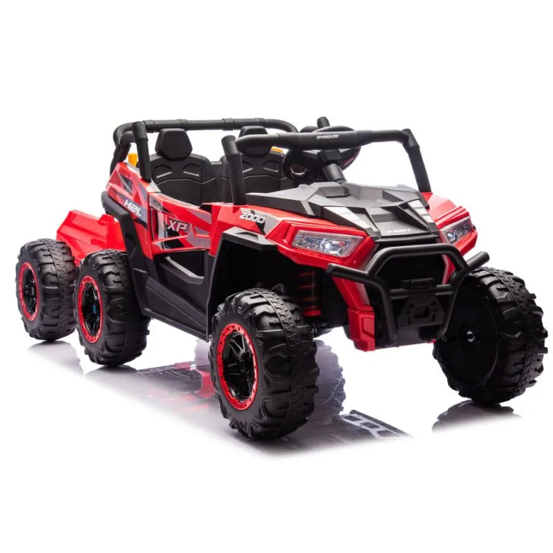 RedLine XP 4x4 24V Kids Electric Ride-On Buggy with Trailer