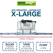 Quad Sprayer & Boom Kit [EXTRA LARGE]